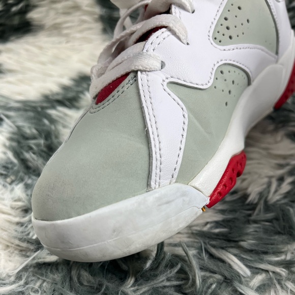 Air Jordan Kids Boys Jordan 7 Retro 2015 Hare Sneakers Size 4.5Y 304774-125 - Picture 10 of 16